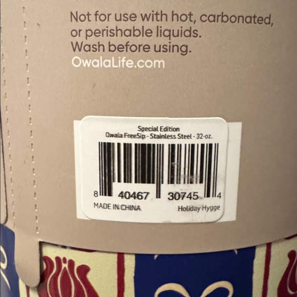 Owala Holiday Hygge 32oz FreeSip! New! Limited Edition! - Picture 5 of 5